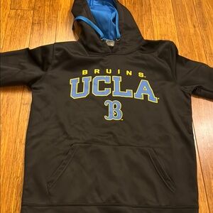 Stadium Athletics Black and Blue Hoodie